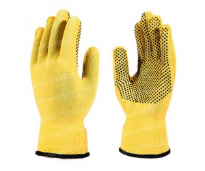 Перчатки для защиты от порезов, желтые, размеры S, M, L