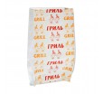 Бумажный ламинированный пакет для упаковки гриля и продуктов с содержанием жира и влаги