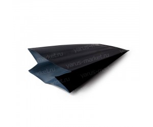 Черный бумажный V пакет фольгированный