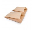 Крафт-пакет с V дном и боковыми складками для упаковки хлебной лепешки из тандыра 