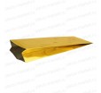 Золотой металлизированный пакет с центральным швом для фасовки сыпучих продуктов