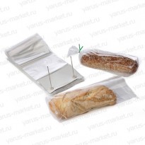 Викет-пакеты для хлеба со скобой для крепления
