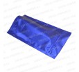 Синий пластиковый дой-пак пакет с прозрачным окном и замком зип-лок для фасовки продуктов