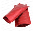 Красный матовый металлизированный дой-пак с  замком зип лок для фасовки пищевой продукции