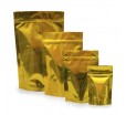 Металлизированный золотой дой-пак пакет с замком зип-лок для пищевых продуктов
