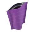 Металлизированный фиолетовый дой-пак с застежкой зип-лок