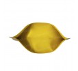 Металлизированный желтый дой-пак с застежкой зип-лок