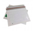 Курьерский картонный конверт с карманом для сопроводительных документов