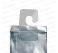 Прозрачный самоклеящийся еврослот "Крючок" на клеевом скотче для подвешивания упаковок с товарами 