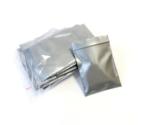 Трехшовный фольгированный пакет зип-лок для упаковки товаров