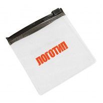 Прозрачный пакет зип-лок с бегунком и печатью