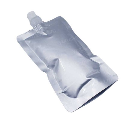 Реторт-пакет дой-пак с донной складкой и штуцером для упаковки жидких и пастообразных пищевых продуктов