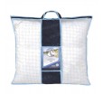 Плоская сумка из спанбонда с прозрачной стороной и карманом для упаковки текстиля