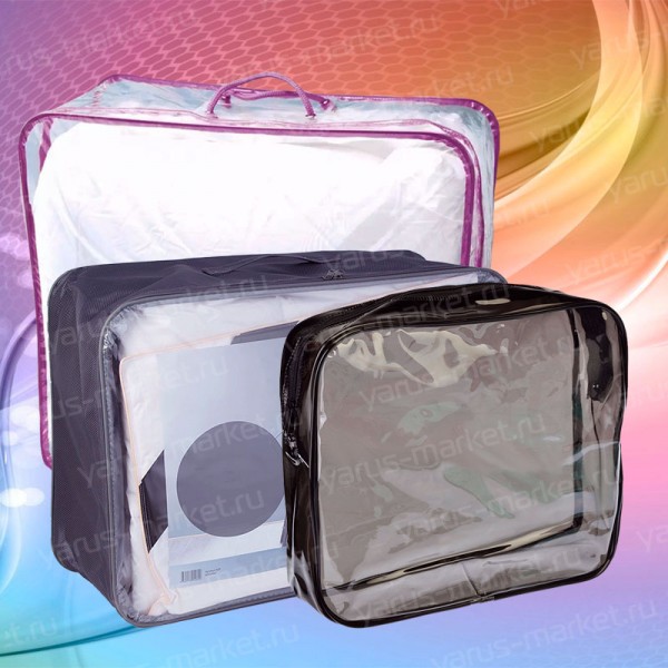 Сумка-чемодан из ПВХ и спанбонда с кедером