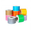 Цветная термоэтикетка ЭКО для маркировки продуктов и розничных товаров