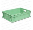 Пластиковый ящик, 600х400х150 мм., зеленый, для хлебобулочных изделий