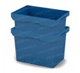 Пластиковый ящик 600х400х420 для разного вида товара, синий 