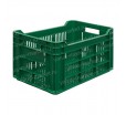 Пластиковый ящик, 500x300x264 мм., перфорированный, для перевозки овощей