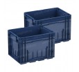 Пластиковый ящик, 396х297х280 мм., для замороженных продуктов, синий