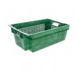 Пластиковый ящик, 600х400х200 мм., с перфорацией, для грибов, зелени