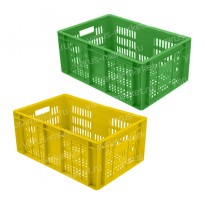 Пластиковый ящик, 600x400x250 мм., для перевоза овощей