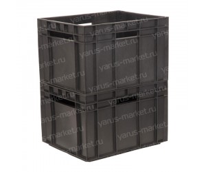 Пластиковый ящик, 600х400х177 мм., для хранения полуфабрикатов