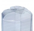 Прозрачная шестигранная коробка из ПВХ для подарков и сувениров