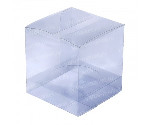 Прозрачная коробка куб из ПВХ