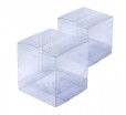 Прозрачная коробка куб из ПВХ для сувениров, подарков и изделий из керамики