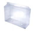 Прозрачная коробка-чемодан из ПВХ с вырубной ручкой для упаковки товаров
