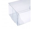 Прозрачная коробка шкатулка из ПВХ с совмещенной крышкой