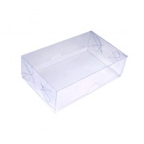 Пластиковая прозрачная коробка крышка дно