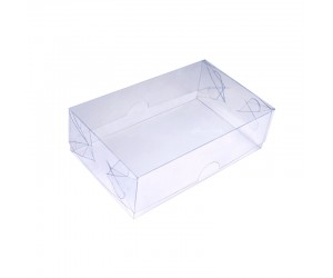 Пластиковая прозрачная коробка крышка дно