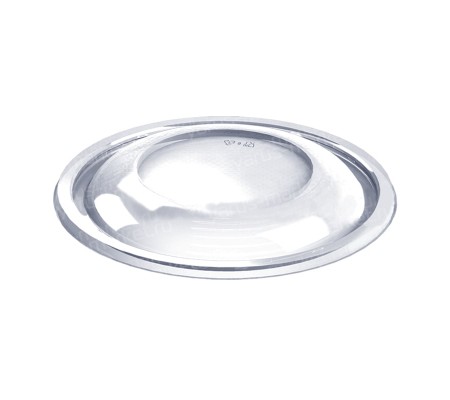 Круглая крышка ПЭТ с выпуклым верхом прозрачного цвета для упаковки пищевых контейнеров