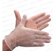 Прозрачные виниловые перчатки из ПВХ для одноразового использования