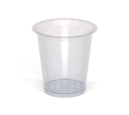 Круглый пластиковый стакан IML 75 миллиметров под запайку