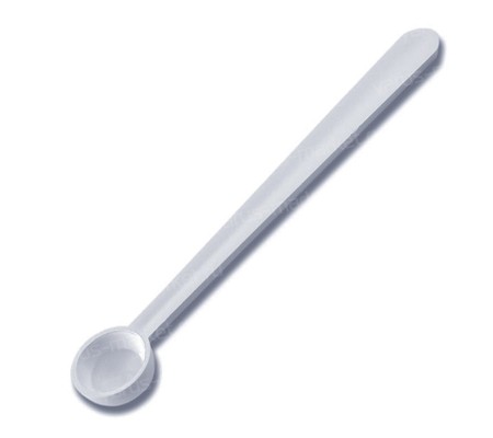 Пластиковая мерная ложка на 1 миллилитр с длинной ручкой для высокой тары