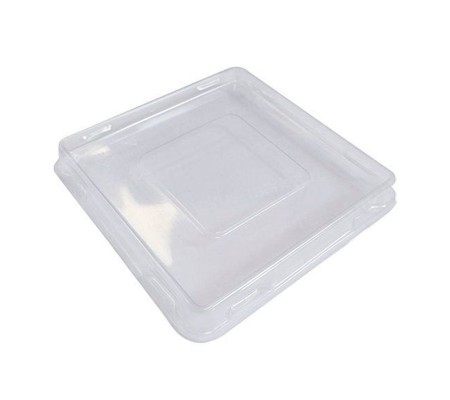Квадратная плоская крышка для пищевых бумажных контейнеров 