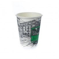 Бумажный стакан с принтом "Город"