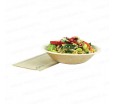 Круглая тарелка из пальмовых листьев для столовой сервировки горячих или холодных блюд