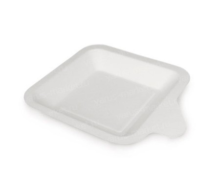 Дегустационная квадратная тарелка для фуршета, фаст-фуда или кейтеринга