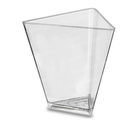 Прозрачная фуршетная форма треугольник для подачи холодных закусок 