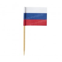 Бамбуковая пика "Флаг России"