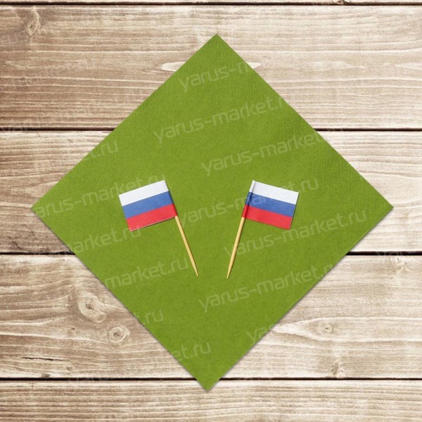 Бамбуковая пика Флаг России