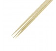 Фуршетная бамбуковая шпажка трезубец для создания легких закусок