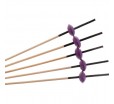 Бамбуковая фуршетная пика с фиолетовой шайбой для легких закусок