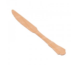 Деревянный нож с фигурной ручкой
