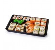 Контейнер дно для суши и ролов с гладкой поверхностью для доставки блюд восточной кухни и упаковки на вынос