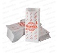 Жиростойкий пакет для упаковки шаурмы из крафт-бумаги с печатью 