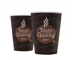 Двухслойный бумажный стакан Taste Quality Sense